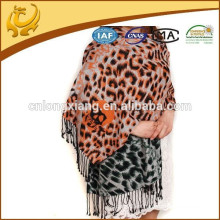 Tela turca de alta calidad tejida turca 100% material de seda Pashmina mantón para señora